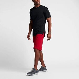 Jordan 23 Lux Pocket Men's Athletic Casual T-Shirt Black 843082-010 Size Medium